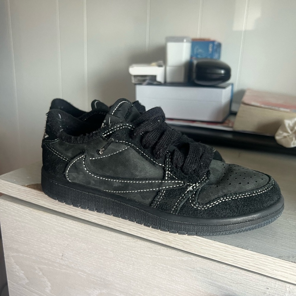 Air Jordan 1 x Travis Scott Low Black Phantom- Kids